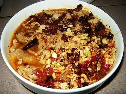 boiled pork slices