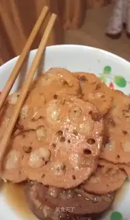 Honey glutinous rice lotus root
