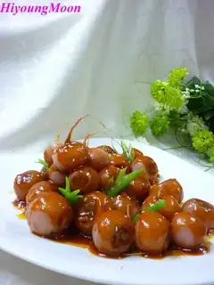 Stuffed pork with poplar and radish