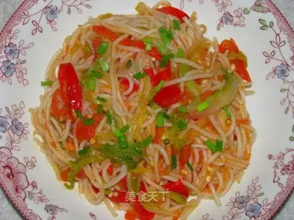 stir-fried rice with pickled pepper and cabbage