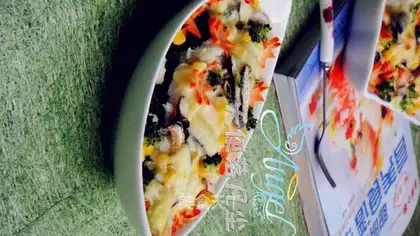 Grilled broccoli with cheese