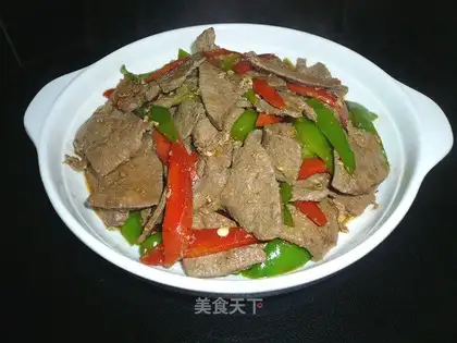 stir-fried liver tip