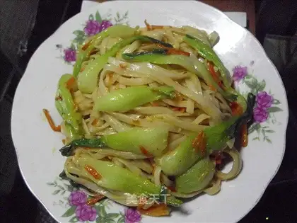 lazy fried noodles