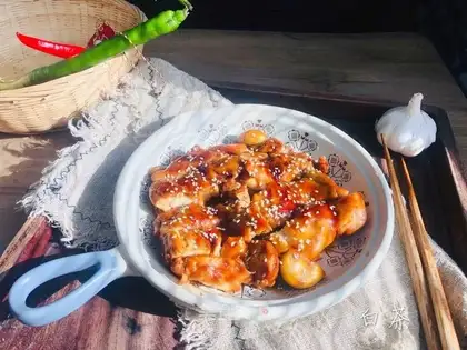 Burn chicken legs