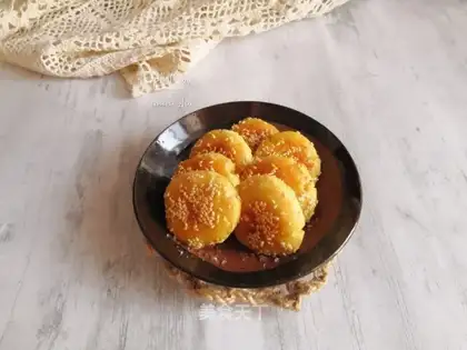 Red potato rice cake