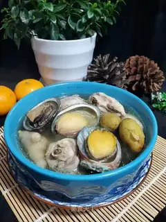 Abalone chicken soup
