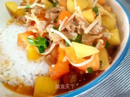 Tomato fat cow rice