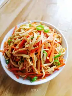 Carrot, bean peel