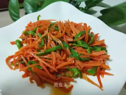 Carrot with peppers