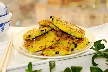 Quick-hand breakfast rice cake