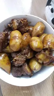Taco's burning ribs