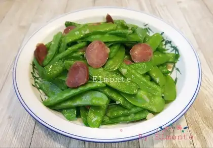 Weenie fried Dutch beans