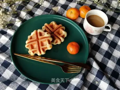 The yeast master rice waffles