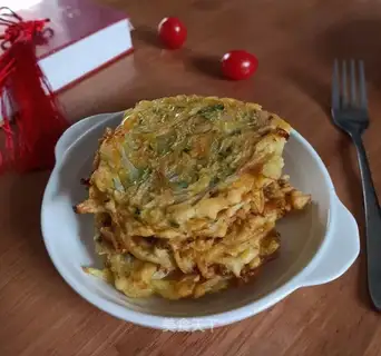 Onion egg carrots