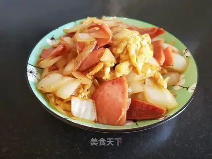 ♪ Little belly fried onion eggs ♪