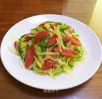 Ham pepper potatoes