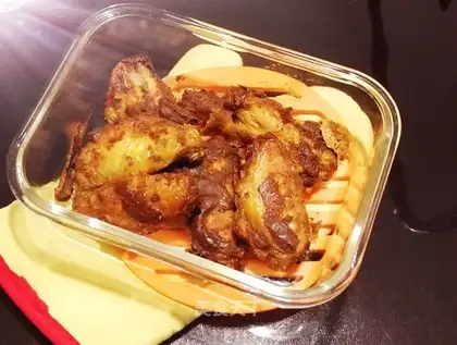 Garlic chicken wings