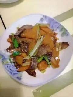 Carrot fried sausage
