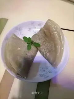Potato powdered egg skin