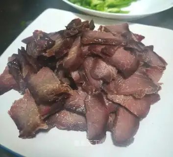 Homemade dry beef