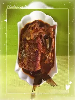 Soy sauce, white fish
