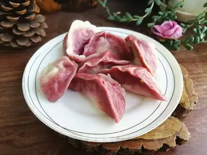 The radish meat dumplings