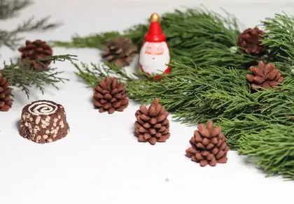 Christmas pine cookies