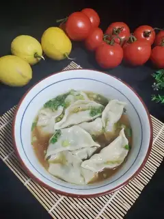 Cricket chicken dumplings