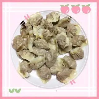 Chicken, pork, cabbage