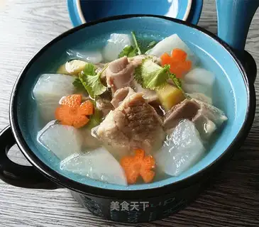 The radish soup