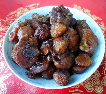 Chestnut chicken leg