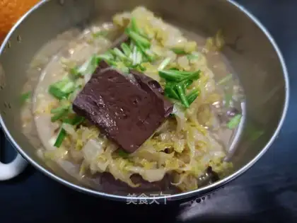 Garlic cabbage and tofu