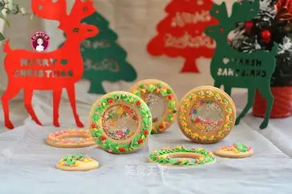 Christmas rock cookies