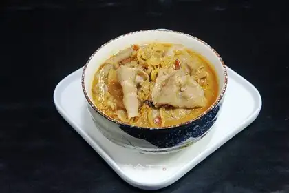 The lamb sauerkraut