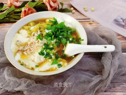 Homemade tofu brain