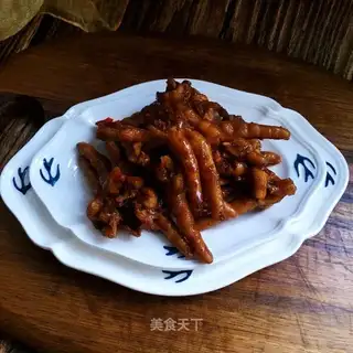 Chicken claws for wine