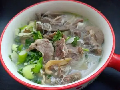 Abalone lamb stew