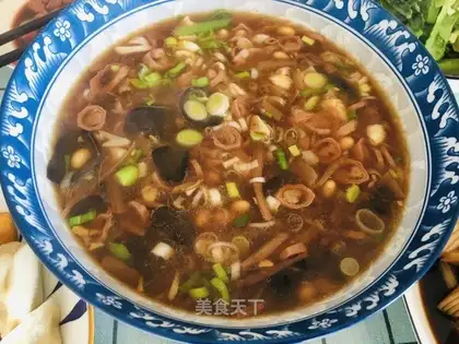 Spicy sausage soup