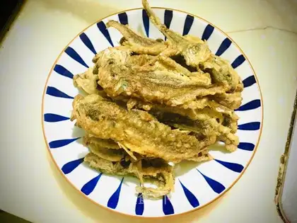 Fried yellowfish