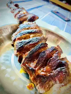 Honey roasted lamb legs