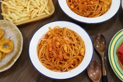 Shrimp inner pasta