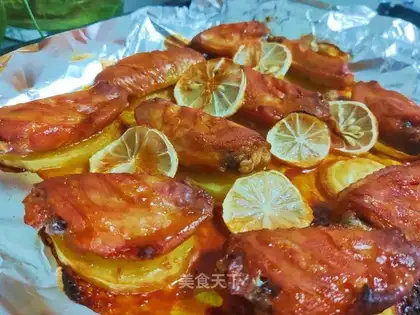 Soup chicken wings