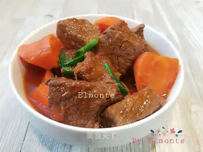 A salsa and carrot and beef stew