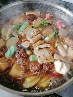 A pot of stew