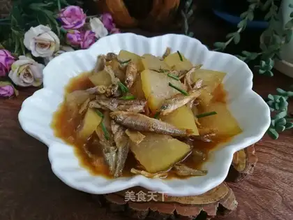 Fish dry-burned melons