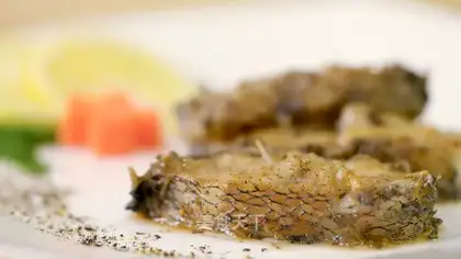 Fried cod