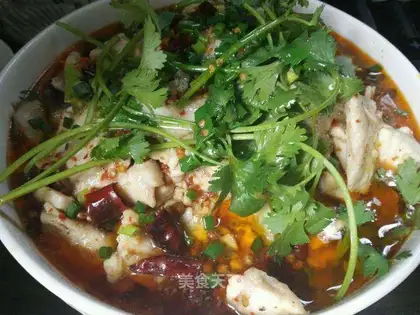 Boiled fish