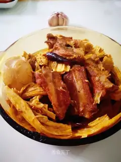 Roasted mackerel ribs