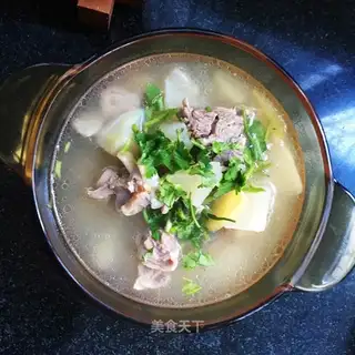 Roach and lamb stew