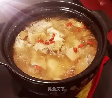 Monkey head, chicken soup